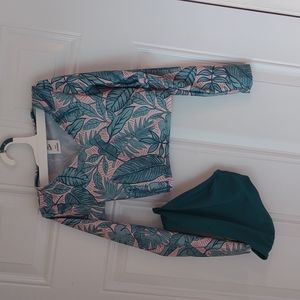 Girls swim top and bottoms